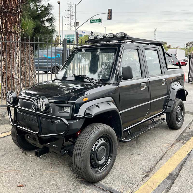 4-sæders elektrisk mini pickup truck